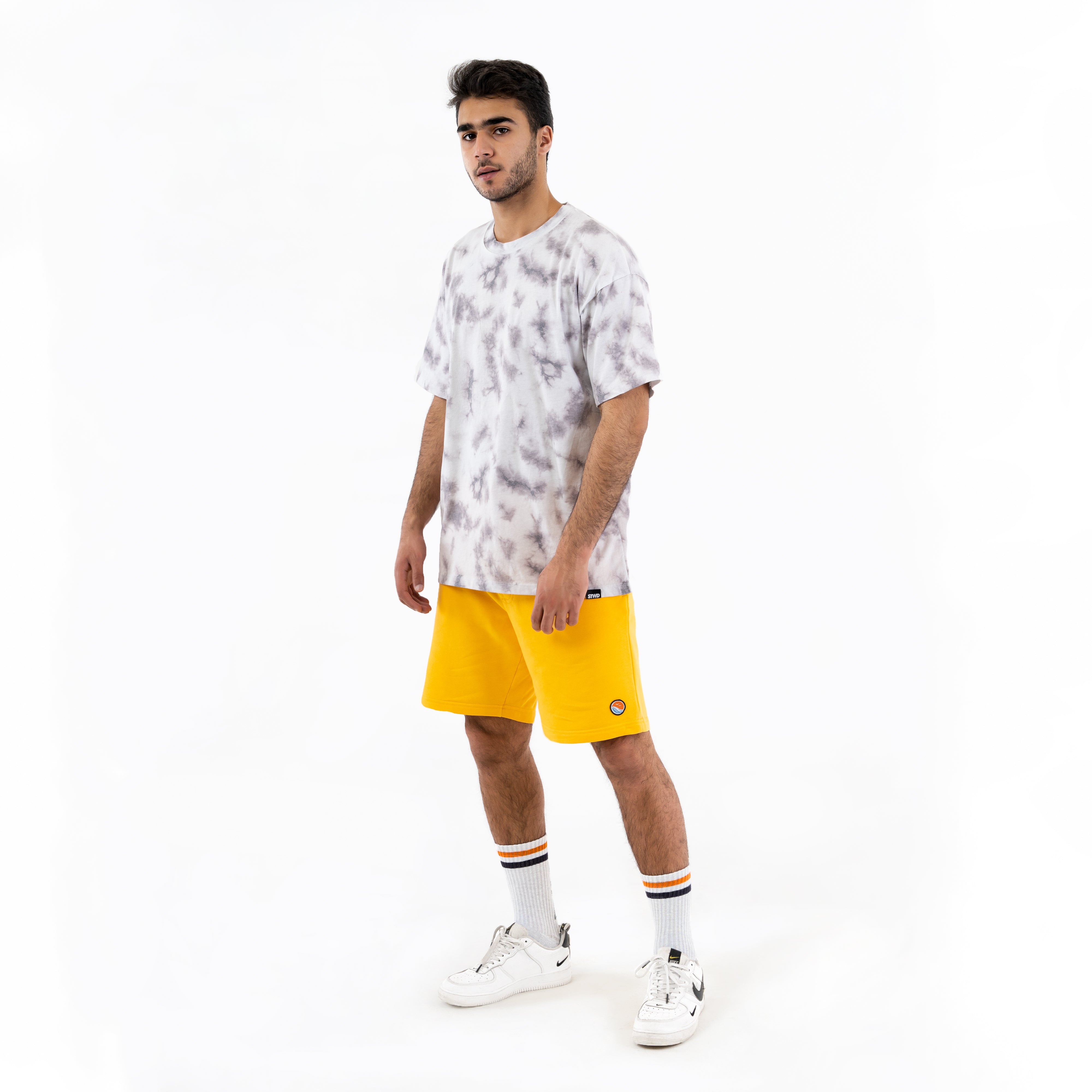 Mustard Cotton Shorts