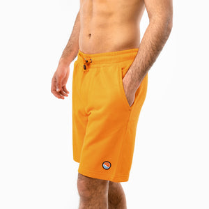 Orange Cotton Shorts