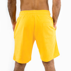 Mustard Cotton Shorts